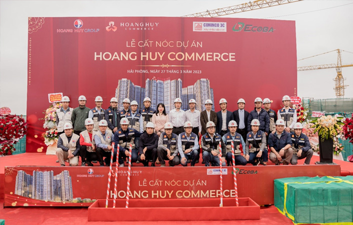 Chủ đầu tư dự án Hoàng Huy Commerce là Hoàng Huy Group